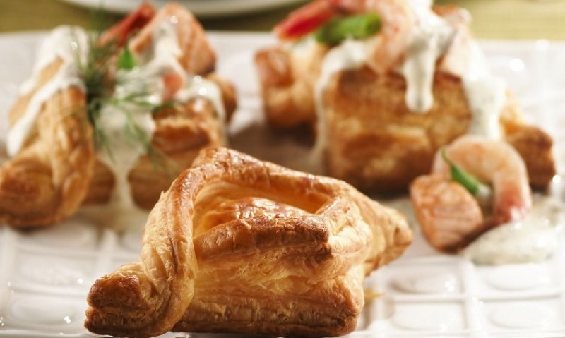 Vol-au-vent aux fruits de mer
